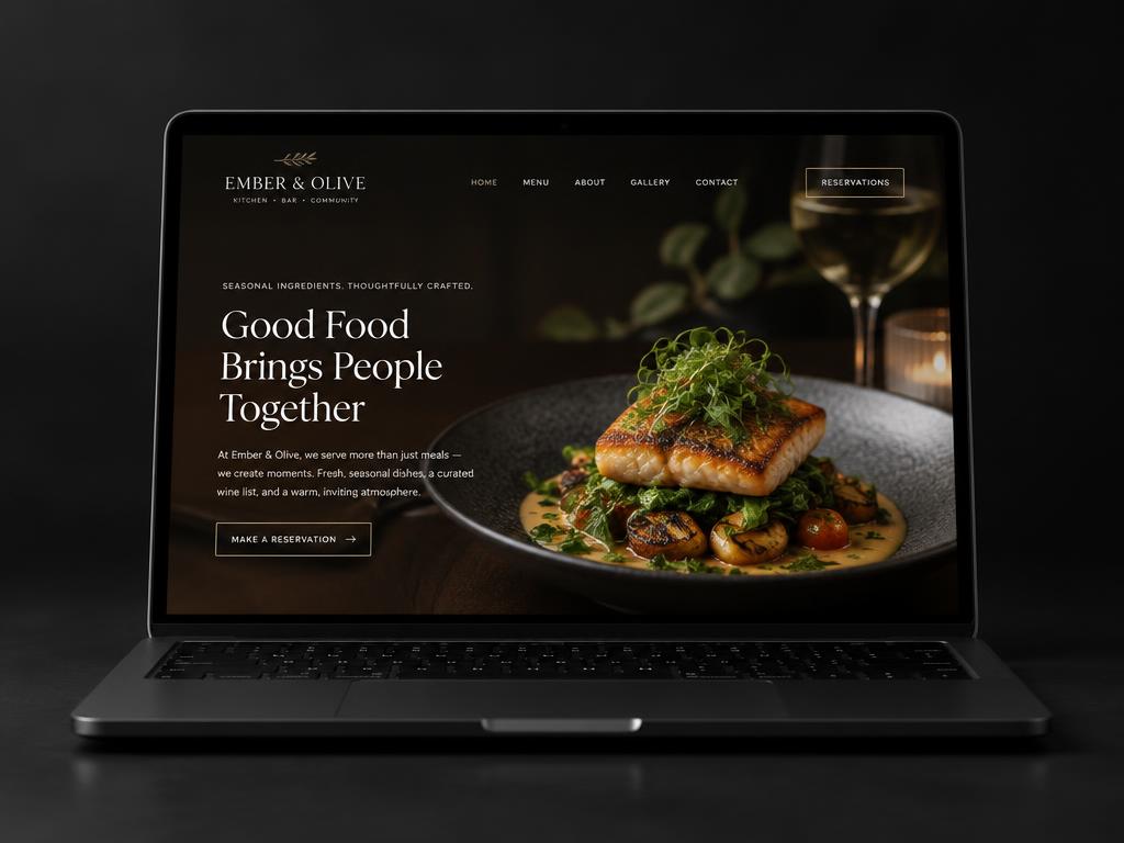 Restaurant website